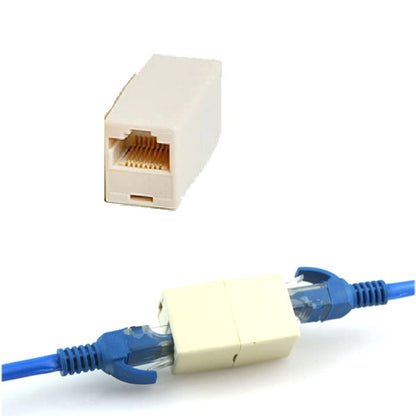 RJ45 Ethernet Coupler Connector Cat7/Cat6/Cat5e 8P8C LAN Cable Extender Joiner Plug (1 PCS, )