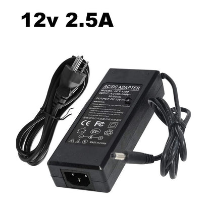 12V 2.5A 30W Switching Power Adapter AC DC Supply Charger for CCTV Camera LED Strip Router DVR