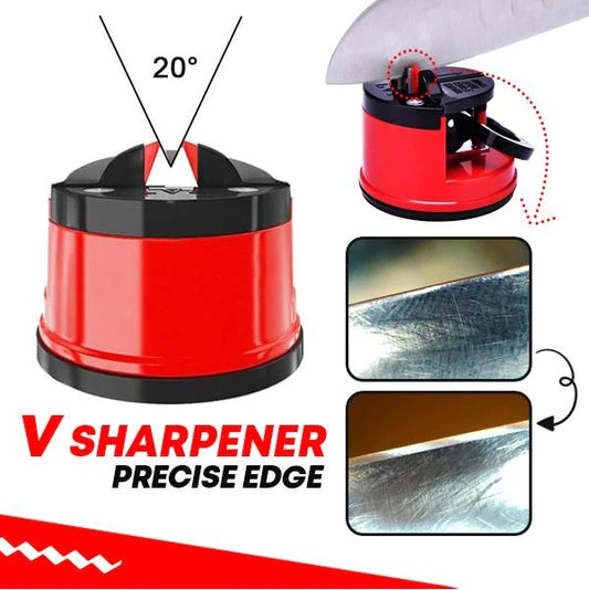 Kitchen Knife Sharpener Tungsten Steel Knife Sharpener Mini Suction Cup Sharpening Stone Kitchen Sharpening Tool for Knives Scissors