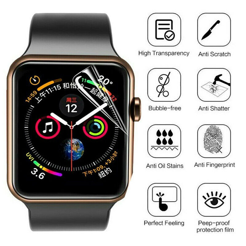 2 Pcs 41mm Universal Smart Watch Soft Hydrogel Screen Protector (36mm x 29mm) – HD Clear Flexible TPU Film Guard for Smartwatch Display Protection