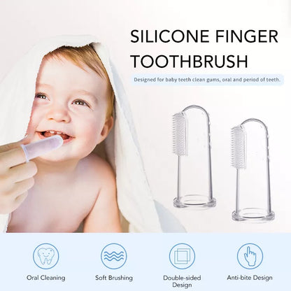 Baby Finger Toothbrush & Gum Massager food grade silicone rubber