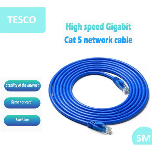 Network Cable Multicolor 1m,2m,5m,10m,15m,20m,25m,30m,40m,50m Meter, LAN Cable, Ethernet Cable, Internet Cable For Modem to Laptop, Modem to Computer Cat6 Blue/Black Color