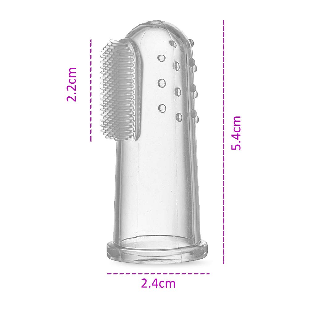 Imported A One Quality 1Pcs Baby Kids Finger Toothbrush Silicone Soft Safe Gum Brush Children Teeth Clear Massage Deciduous Baby Training Tooth Brush