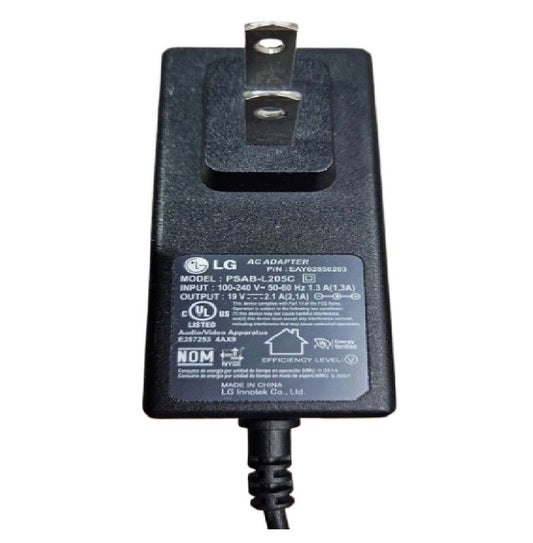 L-G 19V 2.1A AC Adapter Charger 6mm Pin – 100-240V Universal Power Supply for LG Monitors & Devices