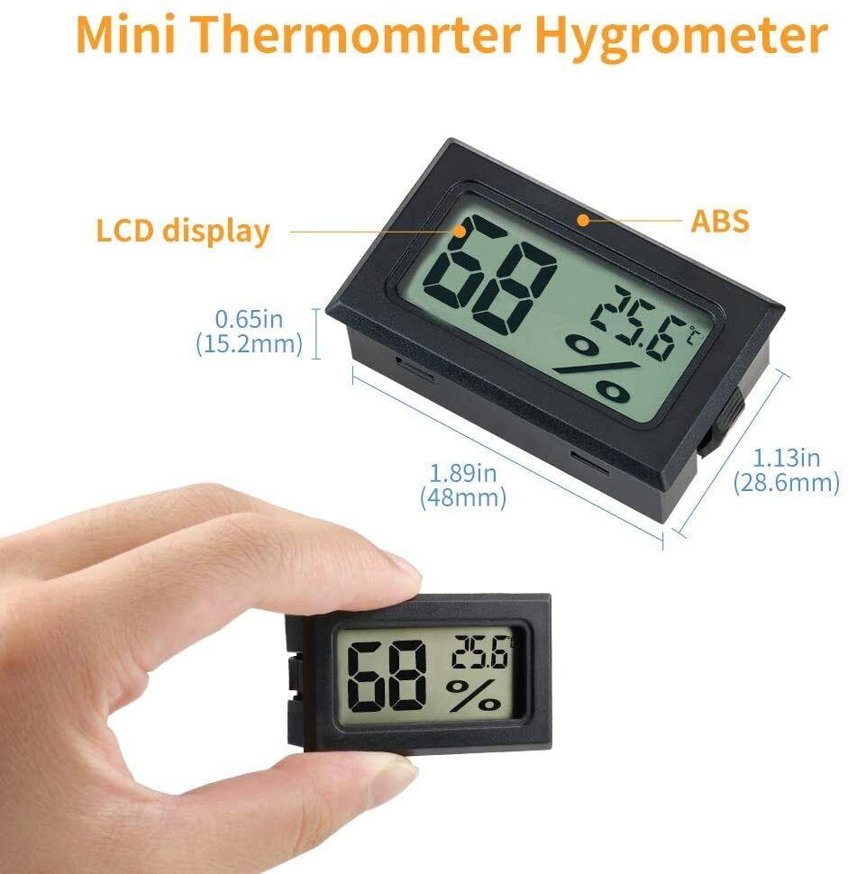Hygrometer Thermometer Humidity Temperature Mini Digital LCD Display Meter Gauge