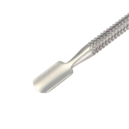1PC Double Head Stainless Steel Nail Cuticle Pusher Spoon Remover Trimmer Dead Skin Manicure Pedicure Cleaner Nail Tool