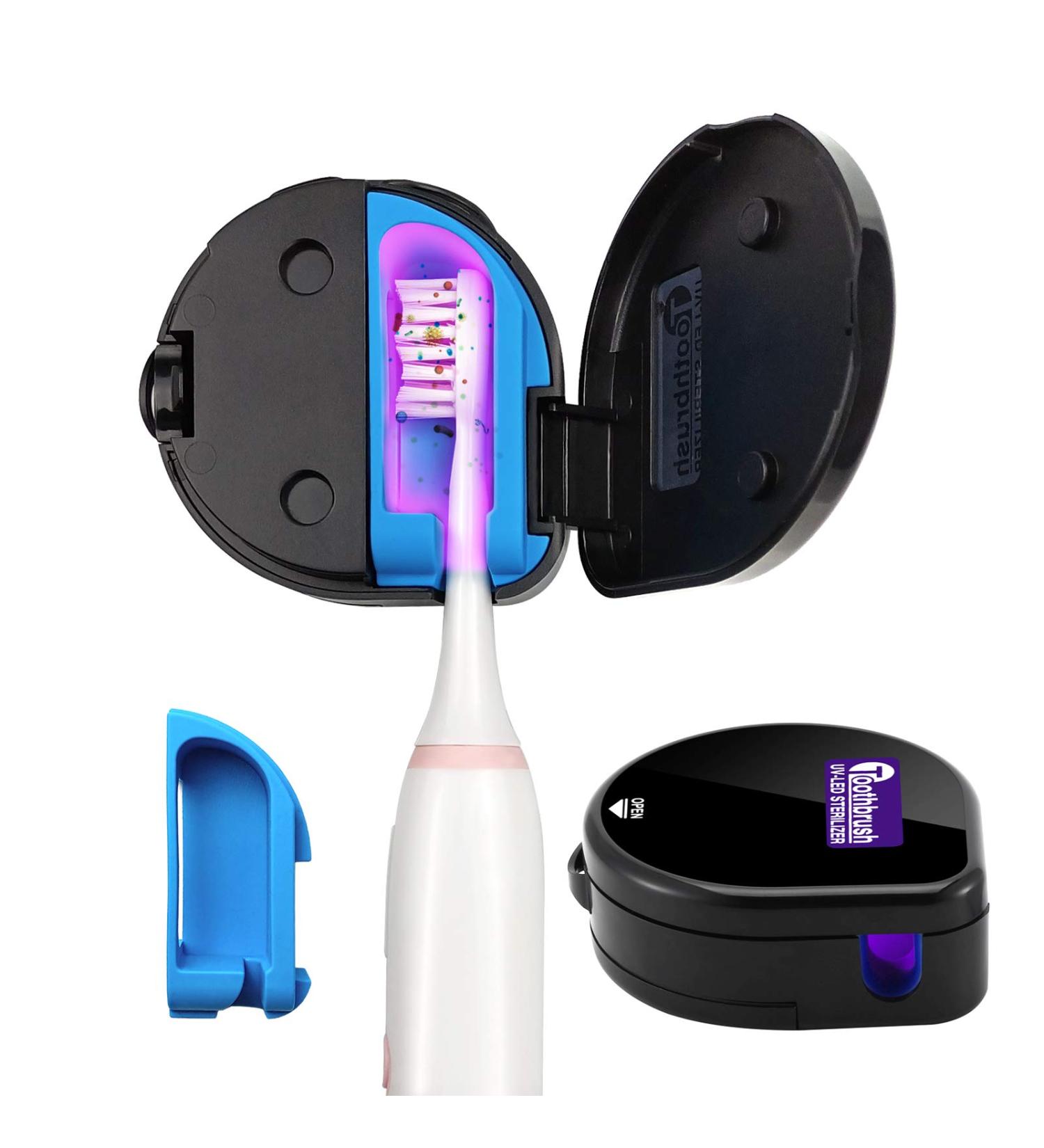 UV Toothbrush Sterilizer & Holder – Wall Mounted LED Disinfection Box