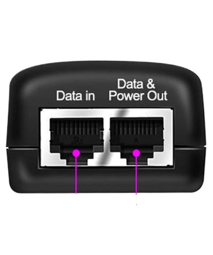 48V Gigabit Power Over Ethernet POE Injector, 24W Wall PoE Adapter,100/1000Mbps