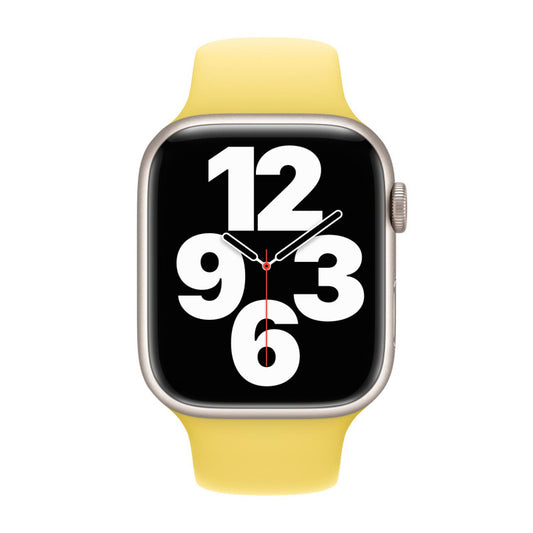 ⌚ New Fashion Colorful Sport Band for iWatch  42mm / 44mm / 45mm | Lemon Zest