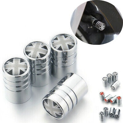 4Pack Car Tire Valve Caps, Stem Caps, Attractive Dustproof Car Accessories, Universal for Cars, SUVs, Bike, Trucks, Motorcycles