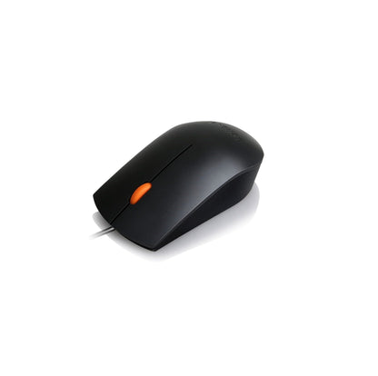 Wired USB Mouse 1600 DPI Optical Sensor – 3 Button Scroll Wheel Ambidextrous Design Plug & Play Lenovo