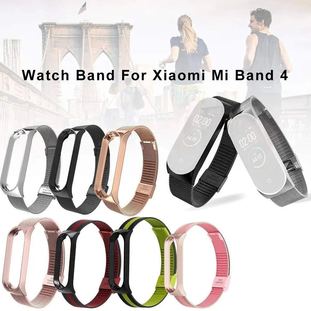 Mi Band 4 Metal Strap Bracelet Milanese Strap Wristband Miband4 Pulseira For Xiaomi Mi Band 4 Band4 (Watch not included)