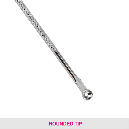 2 Pcs Silver Blackhead Comedone Cleaner Clean Remover Acne Blemish Pimple Extractor Tool Face cleaning care needle cleanser 12.5 CM
