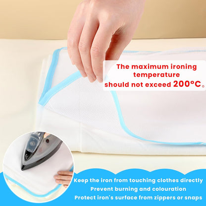 Pressing Cloth for Ironing Scorch Mesh Cloth Scorch-Saving Ironing Protector Insulation Pad 35x50mm