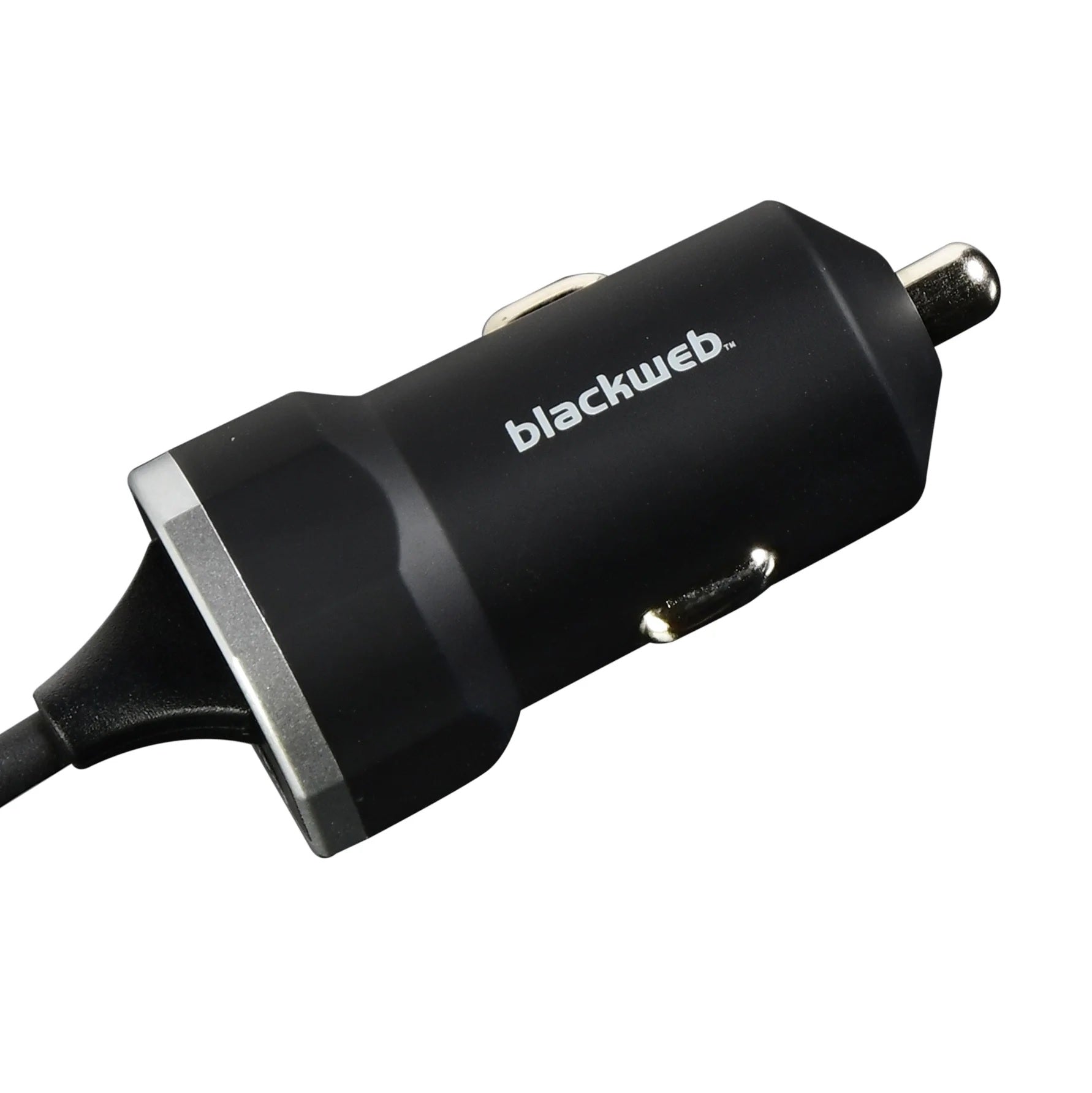 Car Charger With Coiled Micro-Usb Cable, 3.1 Amp input DC 12v 24v out put DC 5v 3.1Amp Coil Cable 30CM Micro USB FIX Cable  1 USB Extra Port