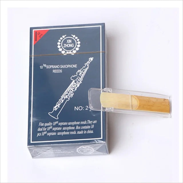 XIN ZHONG Saxophone Reed, alto, tenor, soprano, clarinet, instrument accessories ( No 2 ) 1 Pcs Compatible with Alto, Tenor, Soprano Saxophone & Clarinet Premium Quality Reed for Smooth, Warm Tone