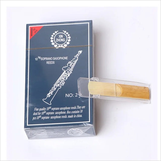XIN ZHONG Saxophone Reed, alto, tenor, soprano, clarinet, instrument accessories ( No 2 ) 1 Pcs Compatible with Alto, Tenor, Soprano Saxophone & Clarinet Premium Quality Reed for Smooth, Warm Tone