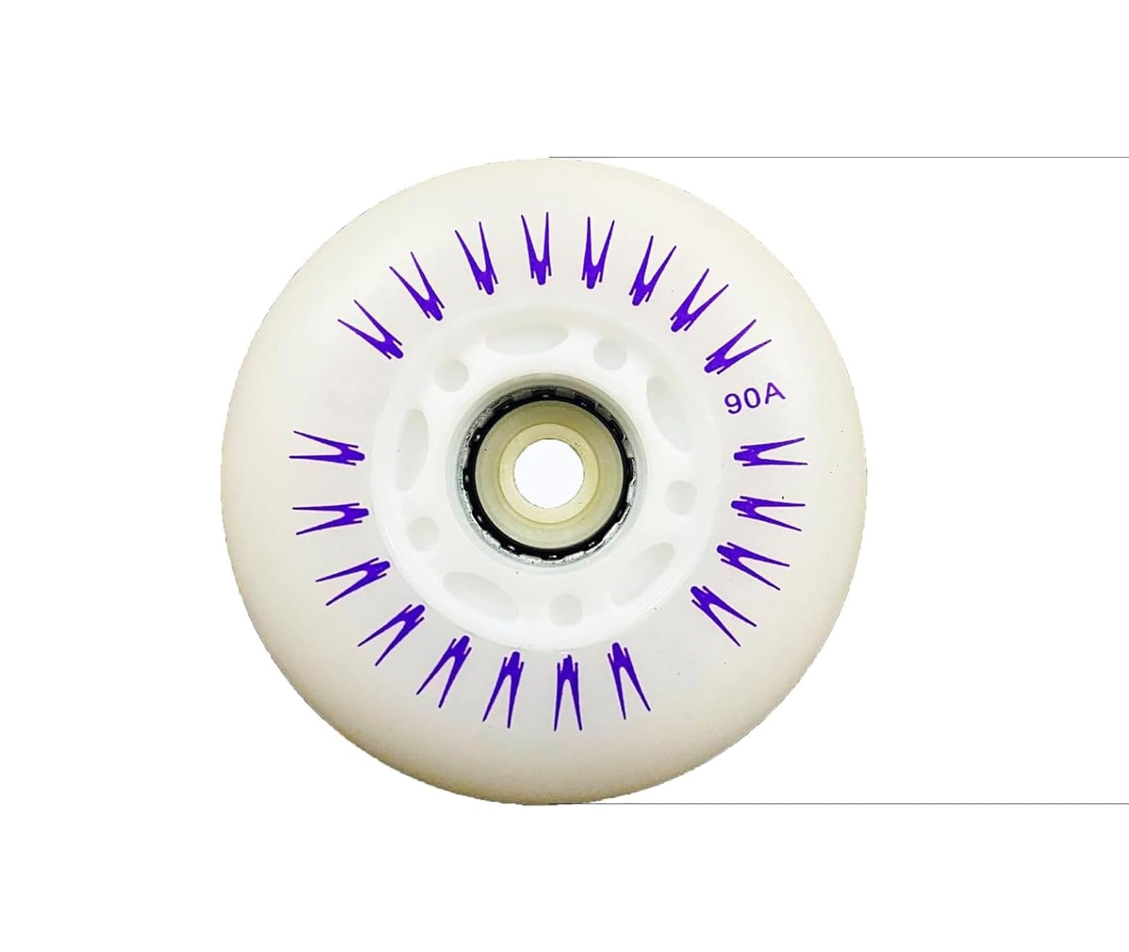 (1 Piece) 80mm LED Inline Skate Replacement Wheel 90A – Multicolor Light-Up Rollerblade Wheel for Inline Skates & Roller Skates