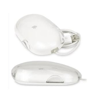 Apple Pro Mouse Optical USB M5769 – Vintage Wired One-Button Mouse for Mac & PC | Classic Apple Retro Design | Plug & Play USB Mouse