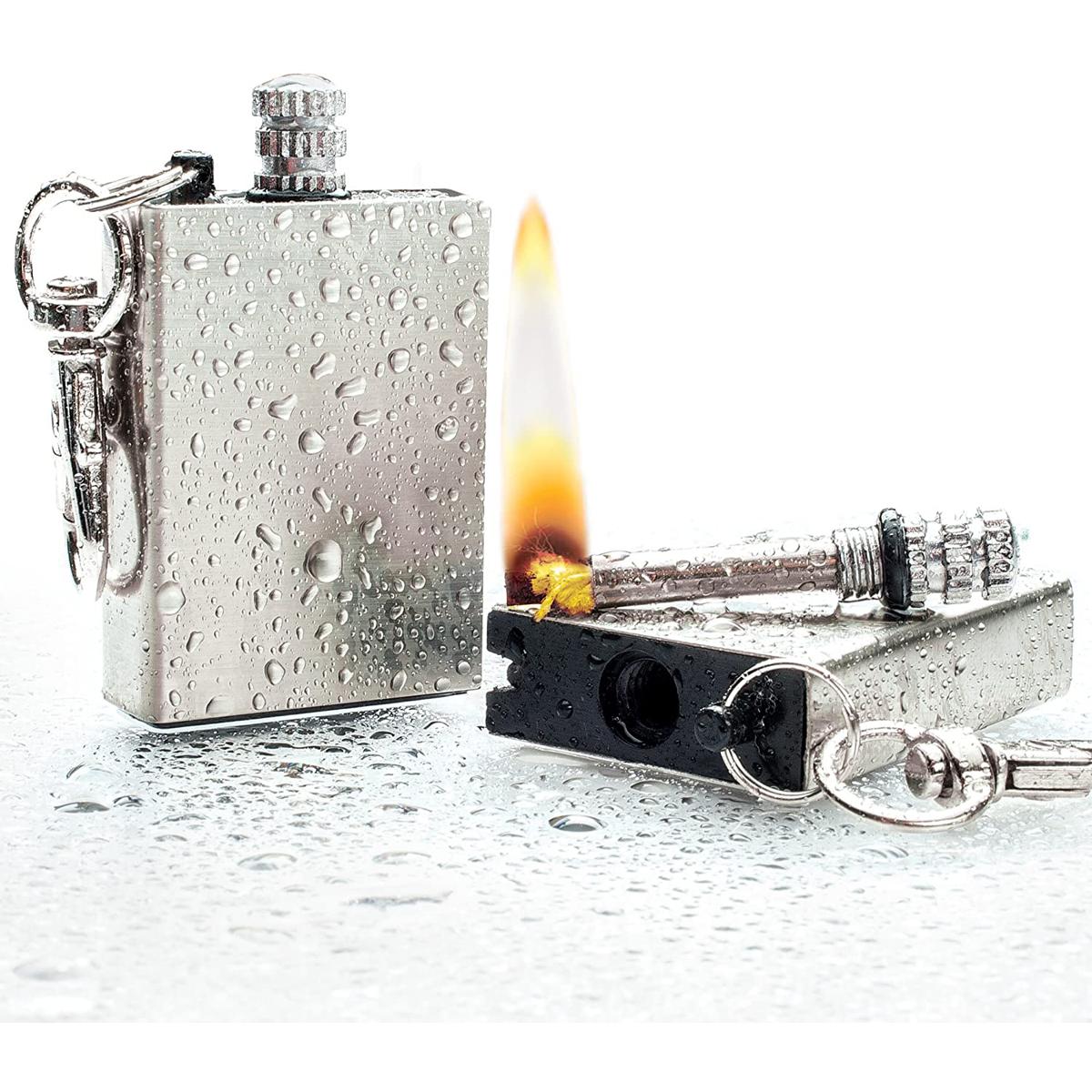 Outdoor Permanent Match Keychain Portable Thousands of times Key Chain
