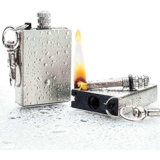 Outdoor Permanent Match Keychain Portable Thousands of times Key Chain