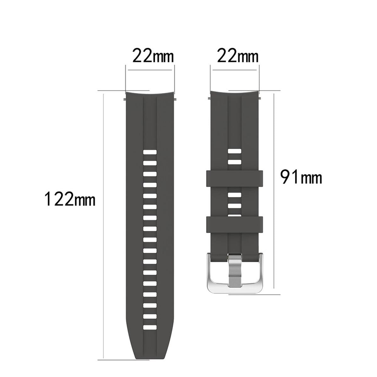 22mm A One Black For Huami Amazfit GTR 47mm Sport Silicone Strap 22mm Watch Band Rubber Bracelet Belt Watchband For Xiaomi Amazfit GTR 47 mm