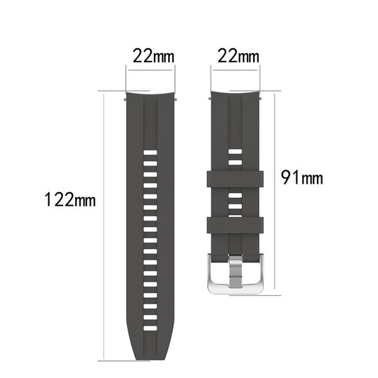 22mm A One Black For Huami Amazfit GTR 47mm Sport Silicone Strap 22mm Watch Band Rubber Bracelet Belt Watchband For Xiaomi Amazfit GTR 47 mm