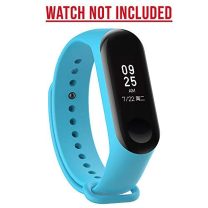 Original Strap Mi 4 Mi 3 Xiaomi Mi Band 3 Xiaomi Mi Band 4 Silicone Strap Sky Blue fashionable color full Pk Worldal
