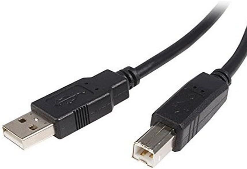 USB Printer Cable 2 Meter | USB 2.0 A to B High Speed Data Cable for Printer & Scanner