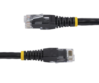 Star Tech Premium 6ft CAT6 Ethernet Cable LSZH – 10Gbps 650MHz RJ45 UTP Network Patch Cord, 100W PoE Support, Snagless with Strain Relief, Black (1.8m)