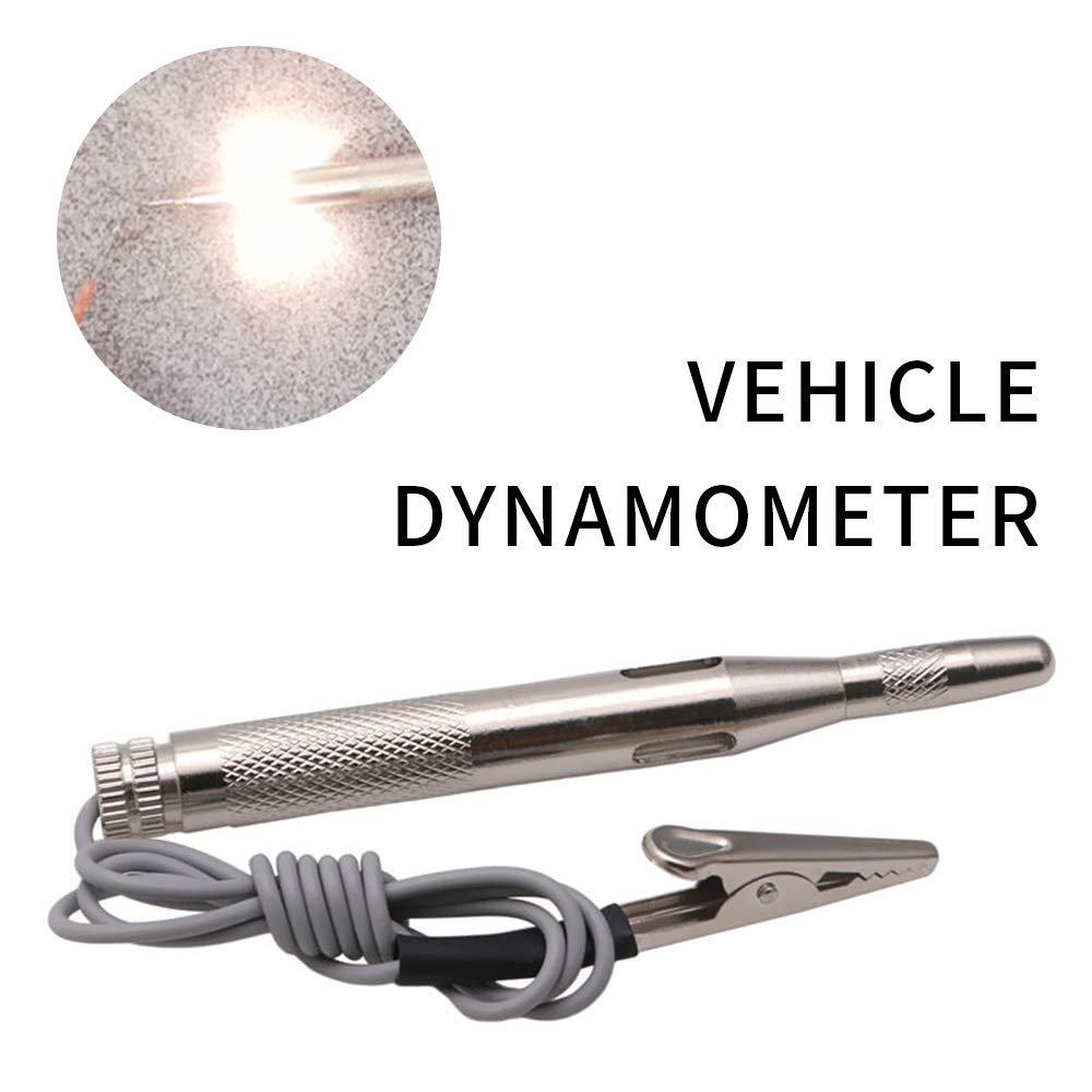 Festnight DC 6-24V Stainless Steel and Copper Auto Car Circuit Tester Lamp Voltage Test Pen Detector Probe