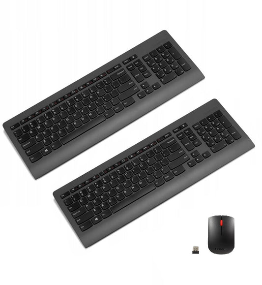 ⌨️🖱️ Lenovo Ultraslim Plus Wireless Combo – 2 Keyboards + 1 Mouse