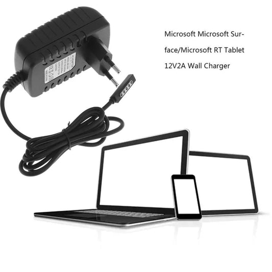 Wall Plug Power Safe Travel Home Office Connect Charger Adapter Tablet PC Accessories Replacement For  RT/RT2 1516 Adapter Charger 12V 2A 24W