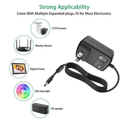**⚡ 24V 1A Power Supply Adapter  DC Output • 5.5mm × 2.1mm Plug • Universal Switching Adapter**