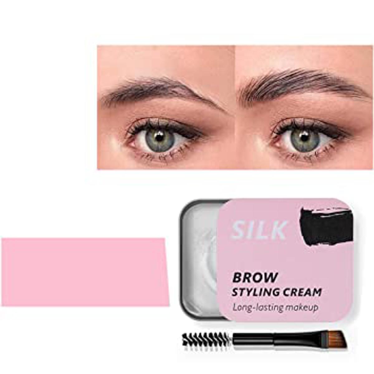 brow styling cream long lasting makuep silk