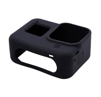 Full Body Soft Silicone Case for GoPro Hero 8 Black with Wrist Strap – Shockproof Protective Cover (Black)
