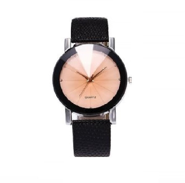 Fashion Watch Casual Simple Quartz Clock For Women Leather Strap Wrist Watch