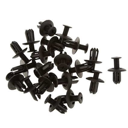 19 pcs Auto Clips for KIA HYUNDAI HONDA FIAT MITSUBISHI MAZDA SCHWARZ