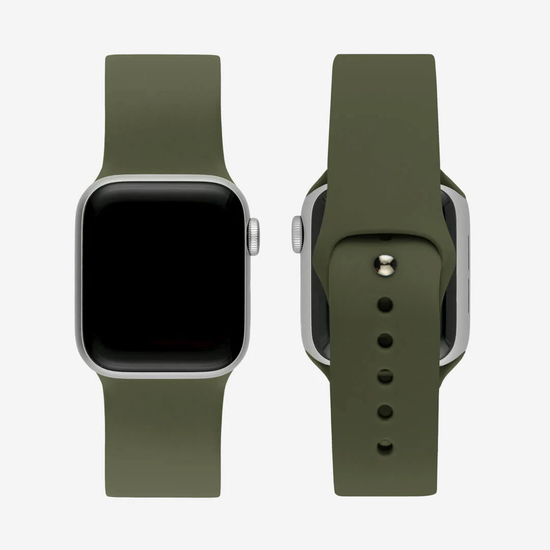 ⌚ 41mm | 40mm | 38mm Silicone Smart Watch Strap  A-Quality with Lock | Compatible with 41mm 40mm 38mm