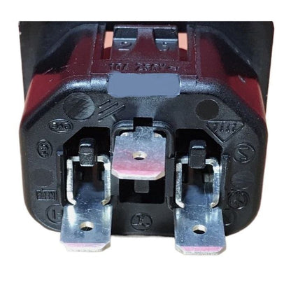 Brand new AC 250V 10A 3-Pin Panel Mount Power Inlet Socket Female Receptacle – Heavy Duty Electrical Power Connector 15A 250V