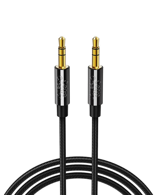3.5mm Aux Cable, CableCreation 3.5mm Male to Male Stereo Audio Cable Compatible with lPhone, Fire HD Tablets, Sony/Beats Headphones, Home/Car Stereos & More, 1.5Feet