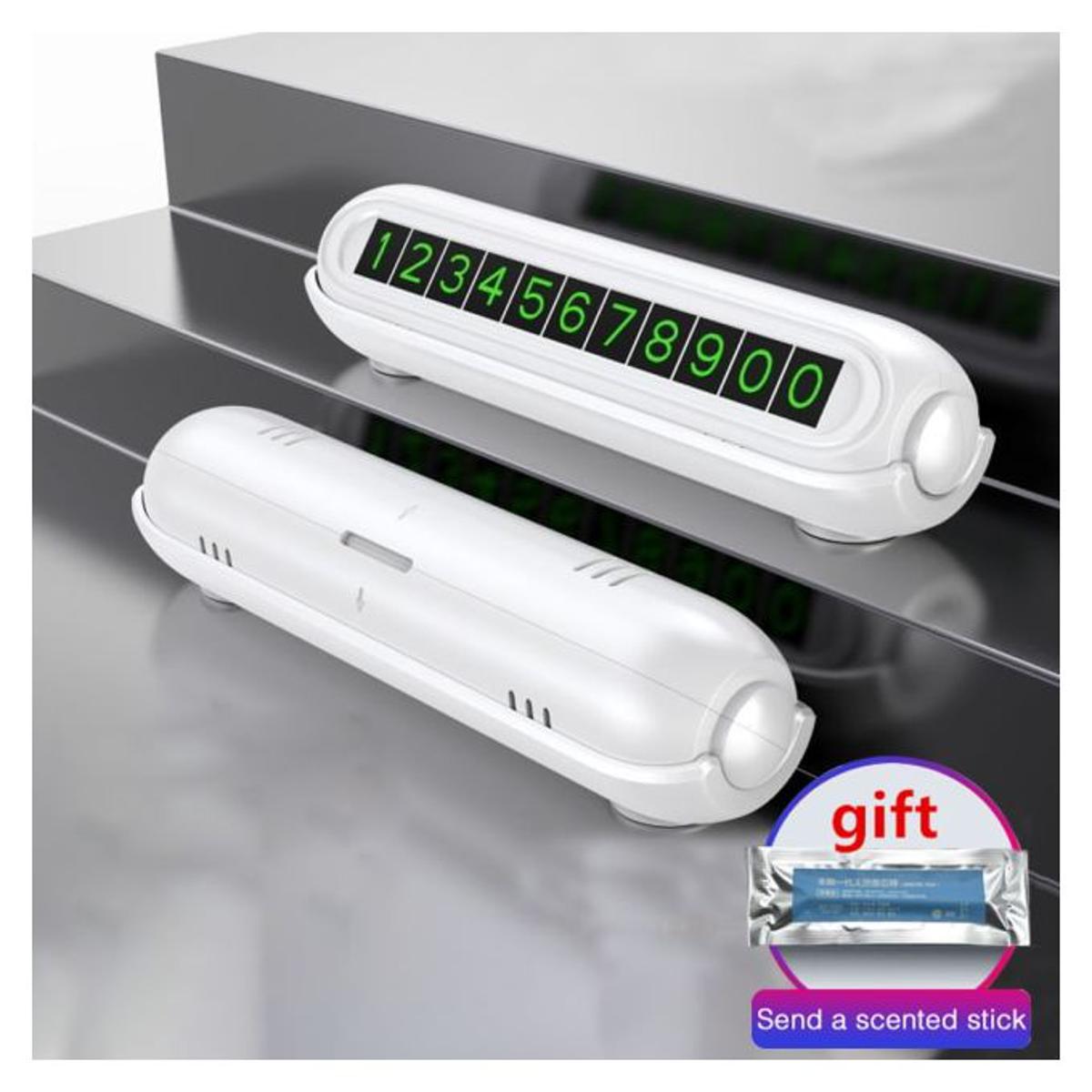 Car Styling Temporary Parking Card Phone Number Card Plate Telephone Number Car Park Stop In Car-styling Automobile Accessories