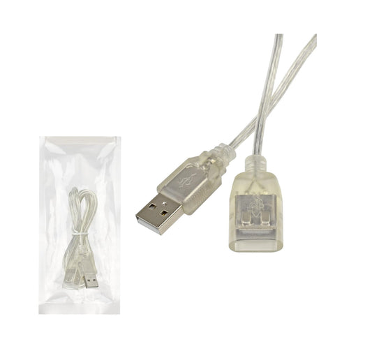 USB Extension Cable 1 Meter Male to Female USB 2.0 for PC Laptop Printer
