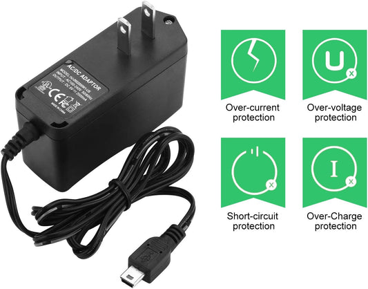 🔌 DC 5V Mini USB 5 Pin Wall Charger Adapter – Compact Power Adapter Universal