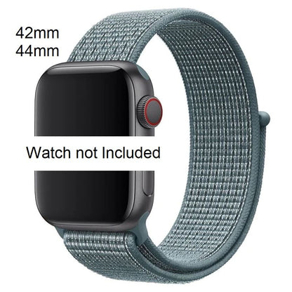 Celestial Teal Sport Loop 42mm 44mm i watch hi Quality Army Alligator Color Flexible