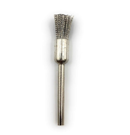 Stainless Steel Wire End Brush for Dremel Rotary Tool – 1 PCS Polishing Brush for Rust Removal, Satin Finish, Jewellery & Watch Cleaning Tool