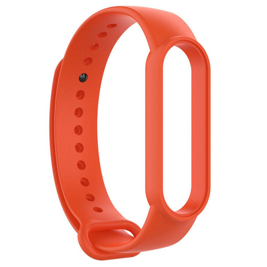 Original Mi Band 6/5 Silicone Smart Watch Strap Wrist Band for NFC/5 (Orange)