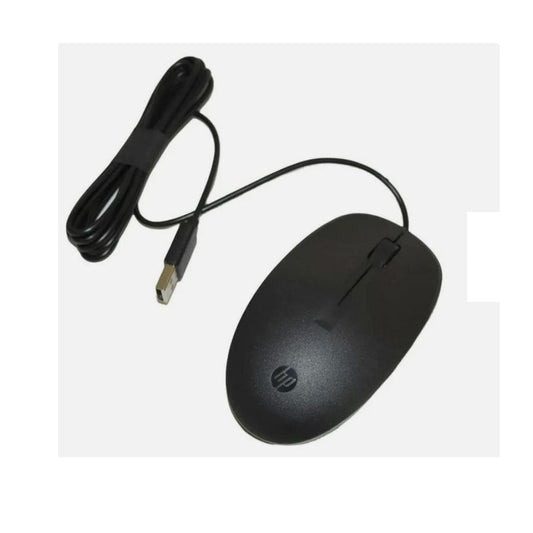 HP USB Wired Mouse – 100% Original Pin Pack | High Precision Optical Mouse for Laptop & Desktop | Plug & Play Comfortable Design
