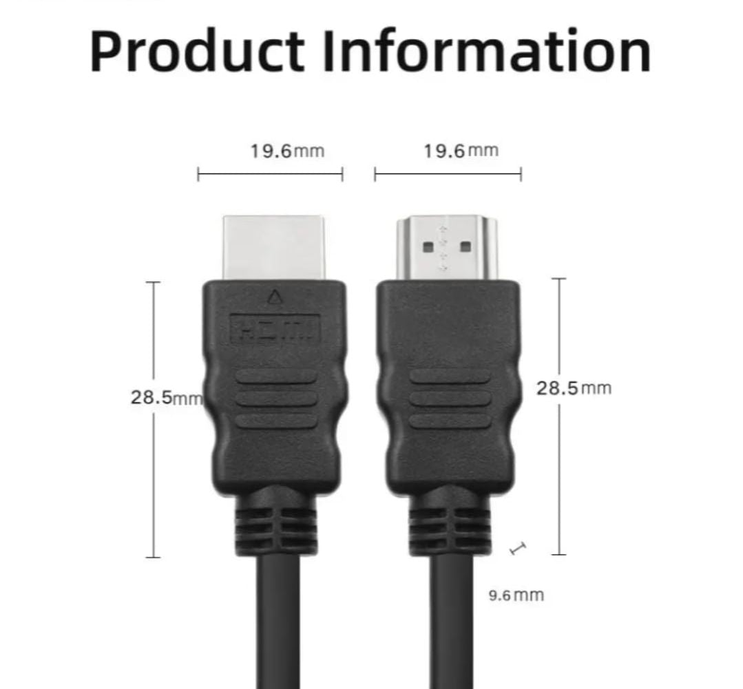 🔥 Premium High-Speed HDMI Cable – 1.5 Metres  Full HD / 4K Ready Branded for Monitor, TV, Xbox, Play Station Universal etc