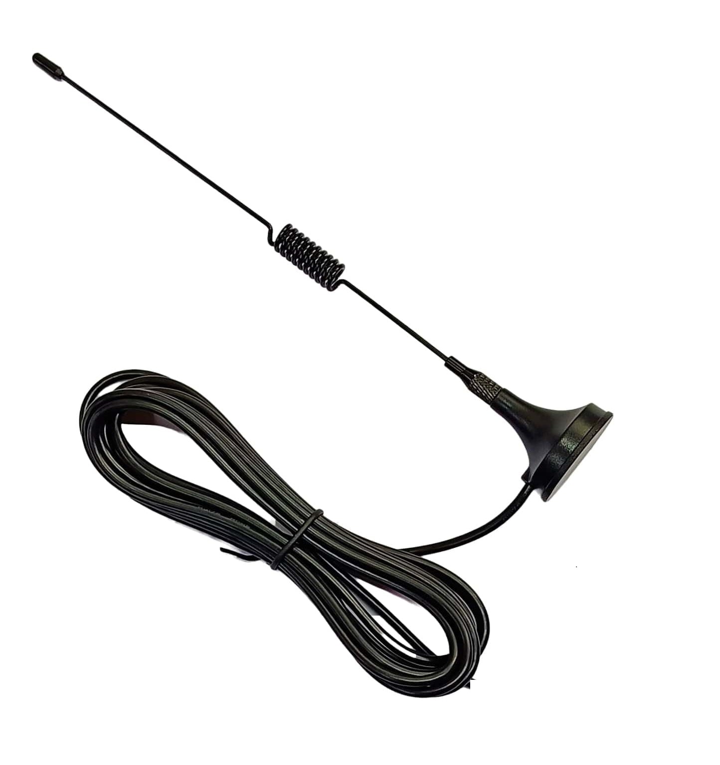 High Gain Magnetic Base Antenna with SMA Female Connector | 3G 4G LTE GSM WiFi External Antenna | 3–5 dBi Signal Booster with 3m Cable